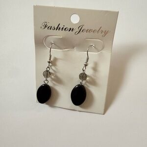 Elegant Black Dangle Earrings